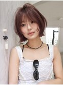 韓国ボブレイヤーボブ渋谷タッセルボブお洒落なレイヤーカット