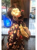 蒲田abilityhair 成人式キュートアップスタイル