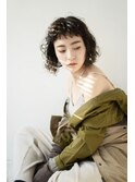 [CIECA.]ショートバングのカジュアルパーマ