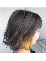 ヘアークリエイションソイ(HAIR CREATION SOI) 『レモンイエロー×ショートボブ』