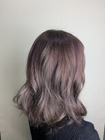 ヘアサロンエム 大宮東口(HAIR SALON M)&nbsp;デザインカラー/厚めバング/ローライト/スリークボブ