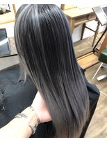 テテ(TETE) バレイヤージュグレー