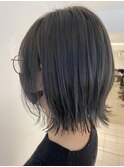 ダークブルーアッシュ×ハイライト