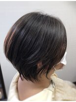 ヘアーメイク クーラ 行橋店(Hair make CURA) 30代40代50代小顔丸みショート