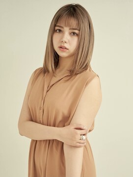 エンタク 新宿三丁目店(enntaku) マロンベージュ/Aライン/かきあげ/くすみカラー[新宿三丁目]