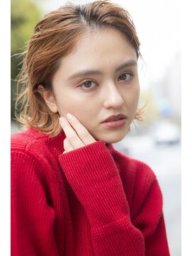 ミエル ヘア 新宿(miel hair) 〈mielhair新宿〉秋冬 オレンジブラウン