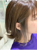 イヤリングカラー×シルバーグレー