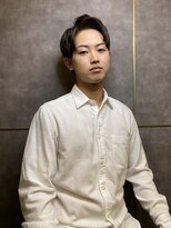 ロバーツ 国立(ROBERTS)&nbsp;ツーブロ七三アップバング<理容室><国立/国立駅/メンズ>