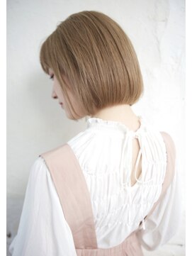 クレドガーデン 綾瀬店(CRED GARDEN) 小顔ショートボブ×マロンベージュ 大人可愛い 20代30代40代33