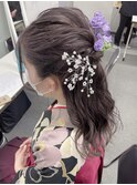 【MICHI 富田店　古作蓮】袴ヘアセット