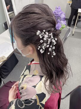 ヘアメイク ミチ 富田店(HAIRMAKE MICHI) 【MICHI 富田店　古作蓮】袴ヘアセット