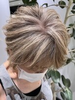 ステアケース 武蔵小杉店(stair:case)&nbsp;白髪が多いならこれ！ライトグレージュ 白髪活かし 脱白髪染め