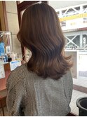 まろベージュ #ブリーチなしカラー