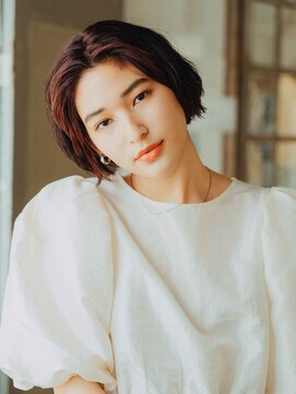 ロイ 西千葉駅前店(Roi) センターパートの垢抜けショート[西千葉/西千葉駅]