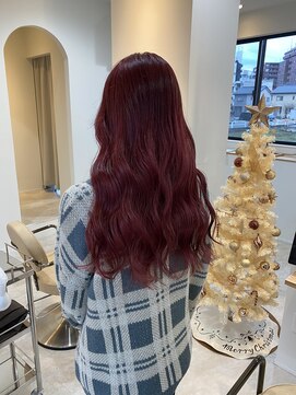 トナリ(tonari) pink red