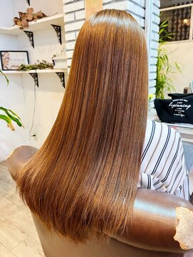 クッキー ヘアーアンドメイク(COOKIE Hair&Make) 【COOKIE】酵素ケア　ツヤサラストレート