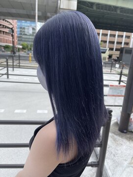 ラフ 難波店(LAFF) #黒髪#ボブルフ#ネビージュ#小顔#ワンレン