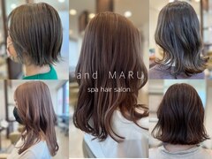 and MARU spa hair salon【アンドマル　スパヘアサロン】