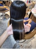 吉祥寺美容室地毛風ストレート縮毛矯正前髪イノアカラー