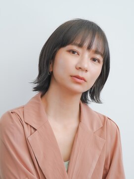 ワン 辻堂(one) 前髪/マチルダボブ/ピンクベージュ/インナーグレージュ