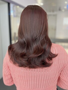 ゲーム 原宿店(GAME) ブリーチなし ピンク 暖色カラー 原宿 オージュア