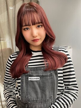 ノイズオオサカ 梅田店(NOISM OSAKA) 小顔外ハネミディアムアッシュ20代30代40代くびれミディ韓国ヘア