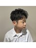 スクールカット(中学生、高校生)　￥4400