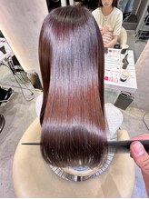 韓国ヘアを彩る圧倒的な艶髪は美髪縮毛矯正から♪前髪カット/韓国/くびれ/顔周り/新潟/新潟/レイヤーカット