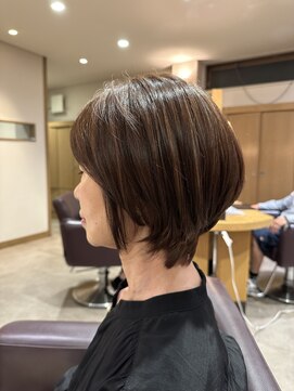 ユウヘアー 石川橋店(U Hair) 【UHair】スッキリくびれショートボブ