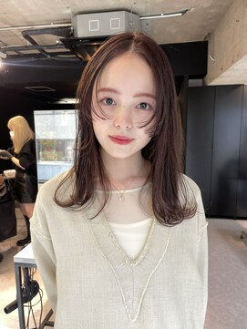 ペレ 梅田(PELE) 前髪/アンブレラカラー/こなれミディ/イメチェン/ウェーブパーマ