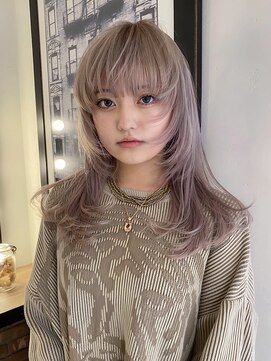 キャロルガーデンズ ボコカ 表参道(Carroll Gardens bococa) くすみベージュ　ミルクティー　グレージュカラー　ブリーチ