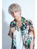 メンズカット+ブリーチ+カラー ￥17500
