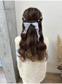 箔付きタイトヘアアレンジ/大宮東口タイトヘアアレンジ