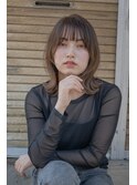 マロンベージュ/姫カットレイヤー/20代30代40代
