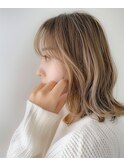 【デザインカラー/グラデーションカラー】ミルクティベージュ