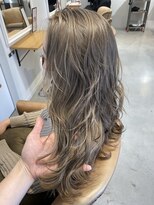 トリート 西船橋店(TREAT)&nbsp;フェイスレイヤー×ワンカールレイヤー×ミルクティーベージュ