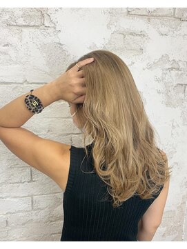 プライズ アイリス 池袋東口店(prize Iris) ハイトーンミルクティーグレージュ池袋韓国ヘア