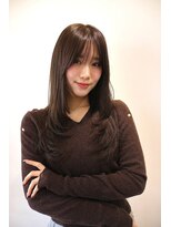 イヴォーク トーキョー(EVOKE TOKYO)&nbsp;レイヤー/ミディアム・ロング/20代/顔周り/ストレート