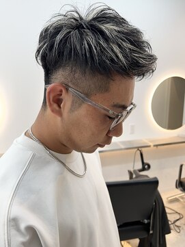 ベア(Bear) ホワイトメッシュ/ホワイトハイライト/