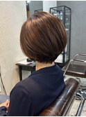 【松戸BULL】艶感丸みショートボブ