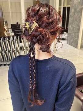 ザザ ZA/ZA 目白 カジュアルカチモリ♪お呼ばれヘアセット/目白美容室