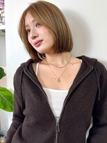 イヴォーク トーキョー(EVOKE TOKYO) ぱっつんボブ髪質改善艶髪カラーボブレイヤーカット