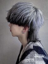 men's salon Gaudi 池袋店【メンズサロン ガウディ】 メンズロングウルフカット×メンズカット×ブリーチハイトーン