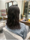 レディース 波巻きパーマ
