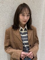 マイル 渋谷(mile)&nbsp;オリーブベージュ×ミディアムレイヤー