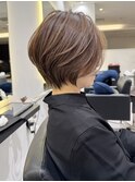 30代40代50代ショート白髪ぼかし銀座丸みくびれ井