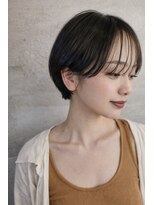 ヘアアンドビューティー クローバー(Hair&Beauty Clover)&nbsp;耳掛けショート/シースルーバンク