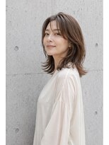 パルフェ ヘアー バイ オーク 九大学研都市(parfait hair byOAK)&nbsp;ミディアムレイヤー