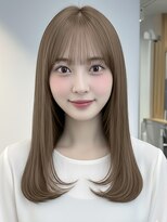 フォルテミラ(FORTE MILA)&nbsp;ミルクブラウン/ミルクティーベージュ/顔周りカット/前髪/韓国
