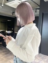 クペウイビ 心斎橋(cope'u yive)&nbsp;ボブ/ダブルカラー/ケアブリーチ/ブロンド/心斎橋